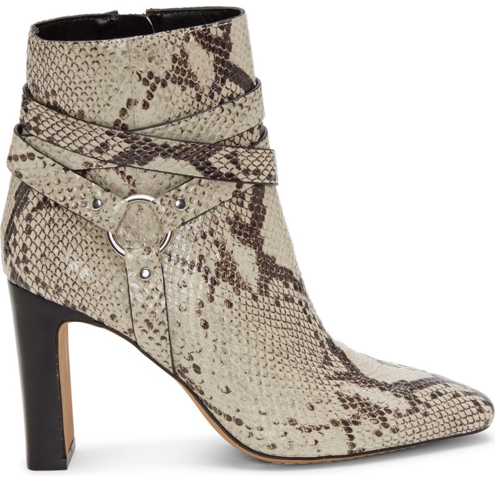 Vince Camuto Sestina Harness Square Toe Bootie
